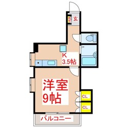 コスモスビルの物件間取画像